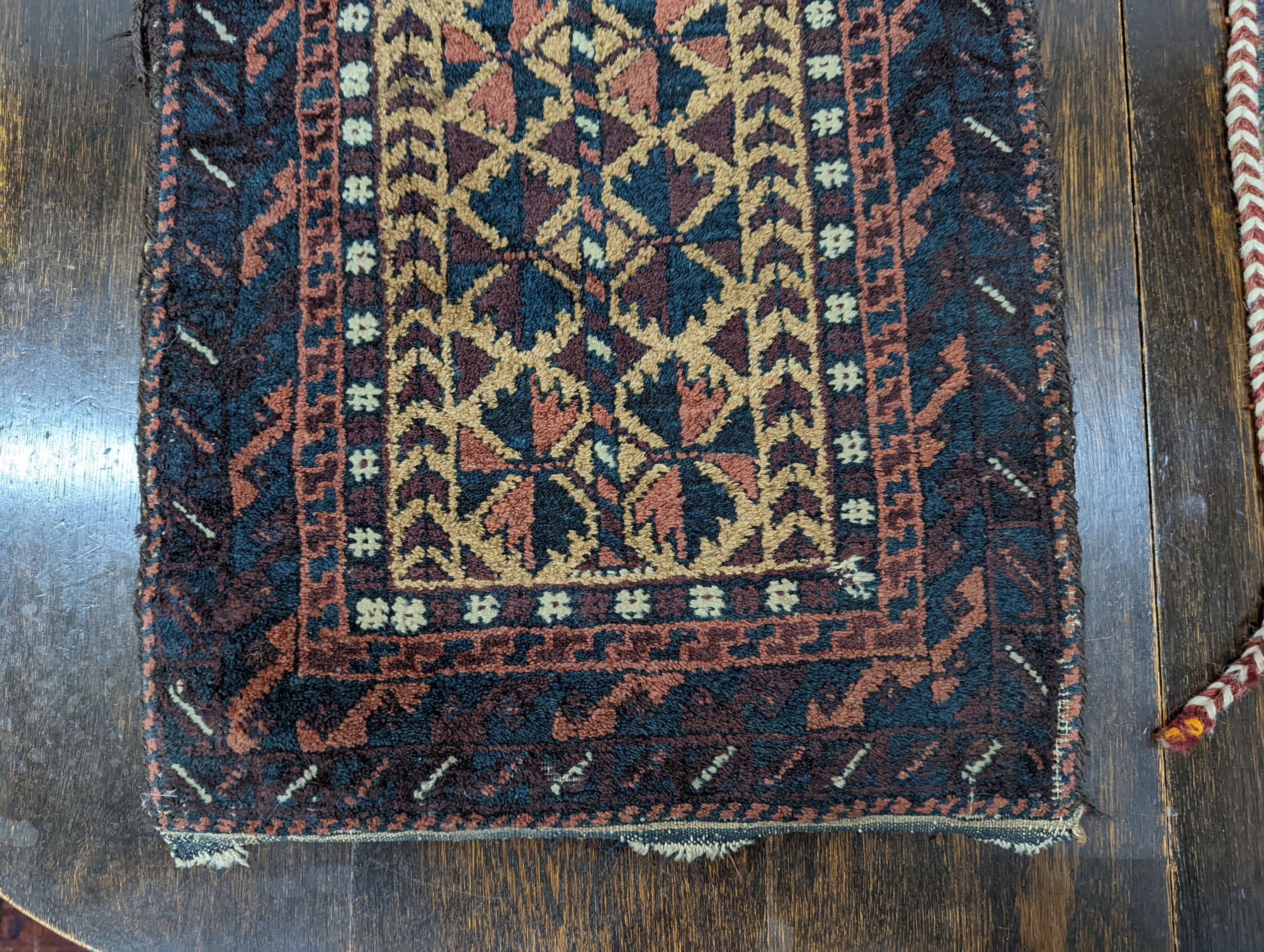 Two Belouch rugs and two prayer mats, largest 200 x 110cm
